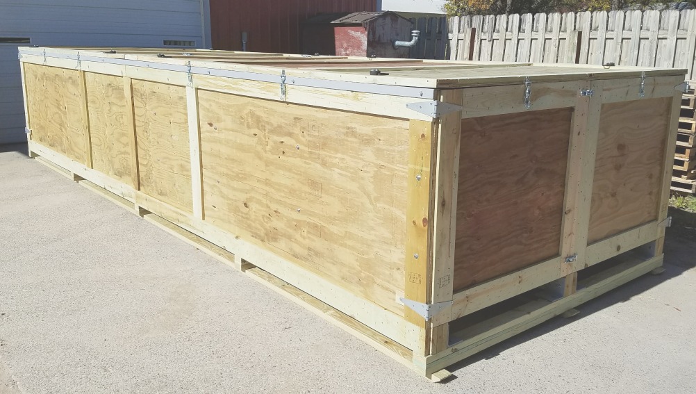 Pressure Treated Box with Steel Reinforcement