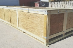 Pressure Treated Box with Steel Reinforcement
