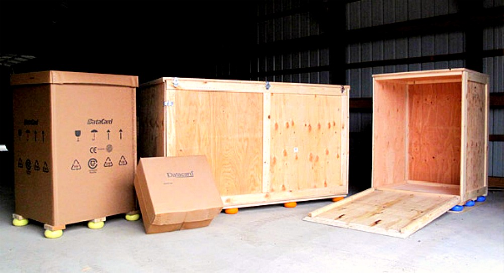 Various Wood & Corrugated Boxes